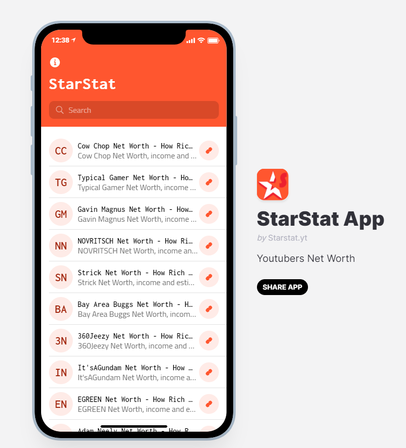 StarStat App