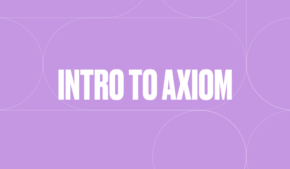 Intro to Axiom